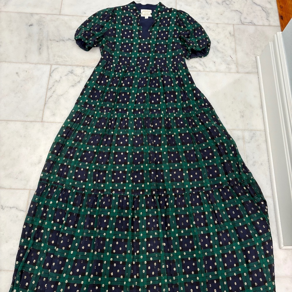 Sand to Sable Blackwatch Maxi dress